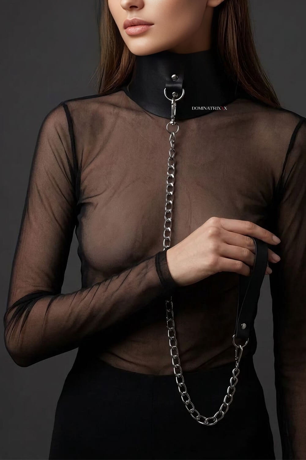 Choker Rainha com Guia