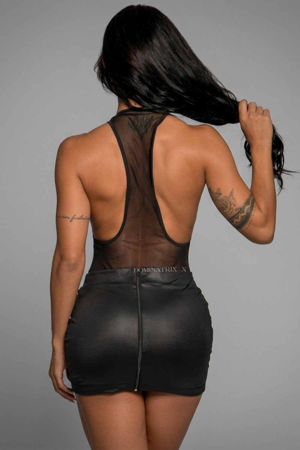 Set Body e Mini Saia com Zíper