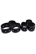 Restraint Set Handcuffs and Ankle Cuffs 80cm Straps