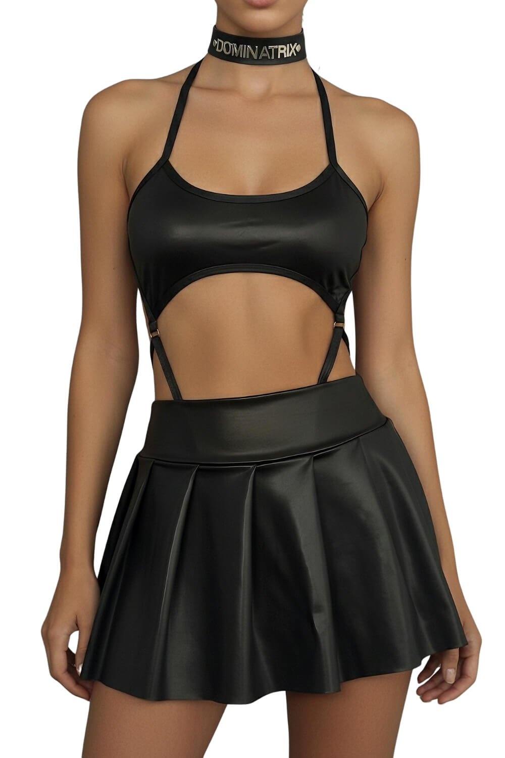 Blair Set - Lana Skirt and Bodysuit with Dominatrix Choker