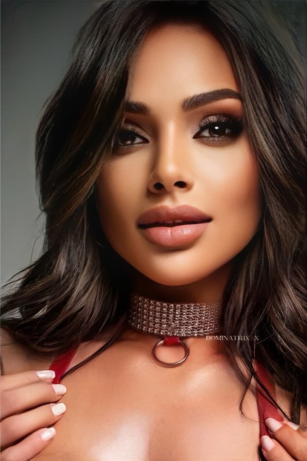 Choker Strass com Argola