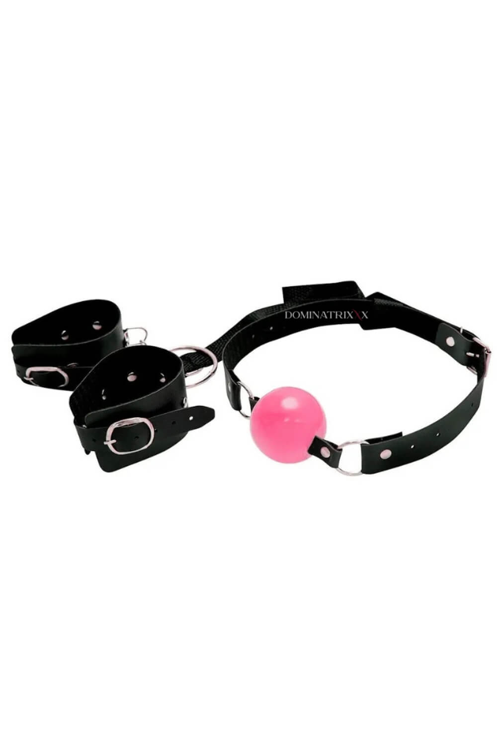 Kit Algema Bracelete com Mordaça Bola