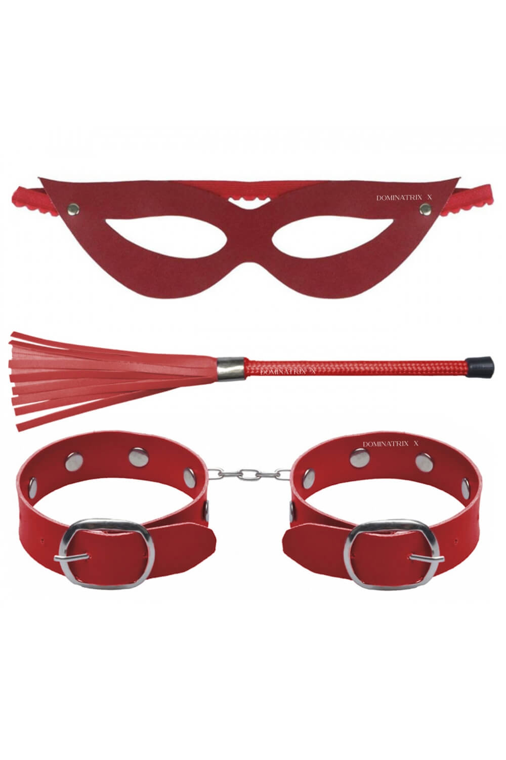 Kit Chicotinho Haste, Algemas e Máscara Tiazinha