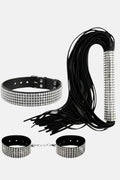 Rhinestone Bracelet, Flogger, and Choker Kit