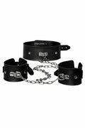 Collar and Cuffs Set with 50cm Chain