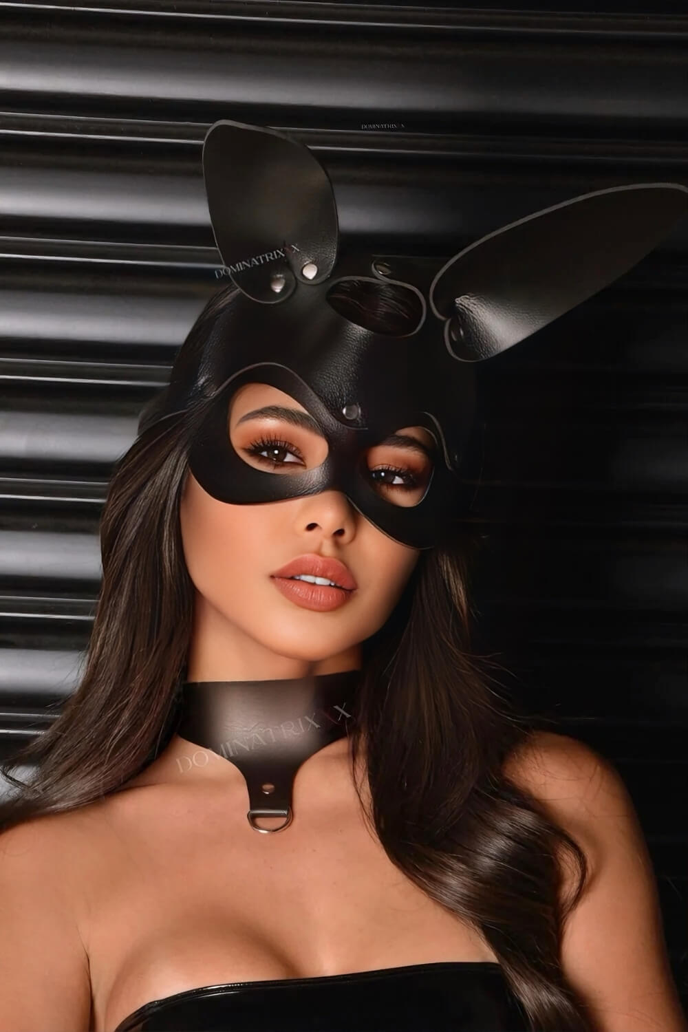 Kit Máscara Bunny e Choker Vicky