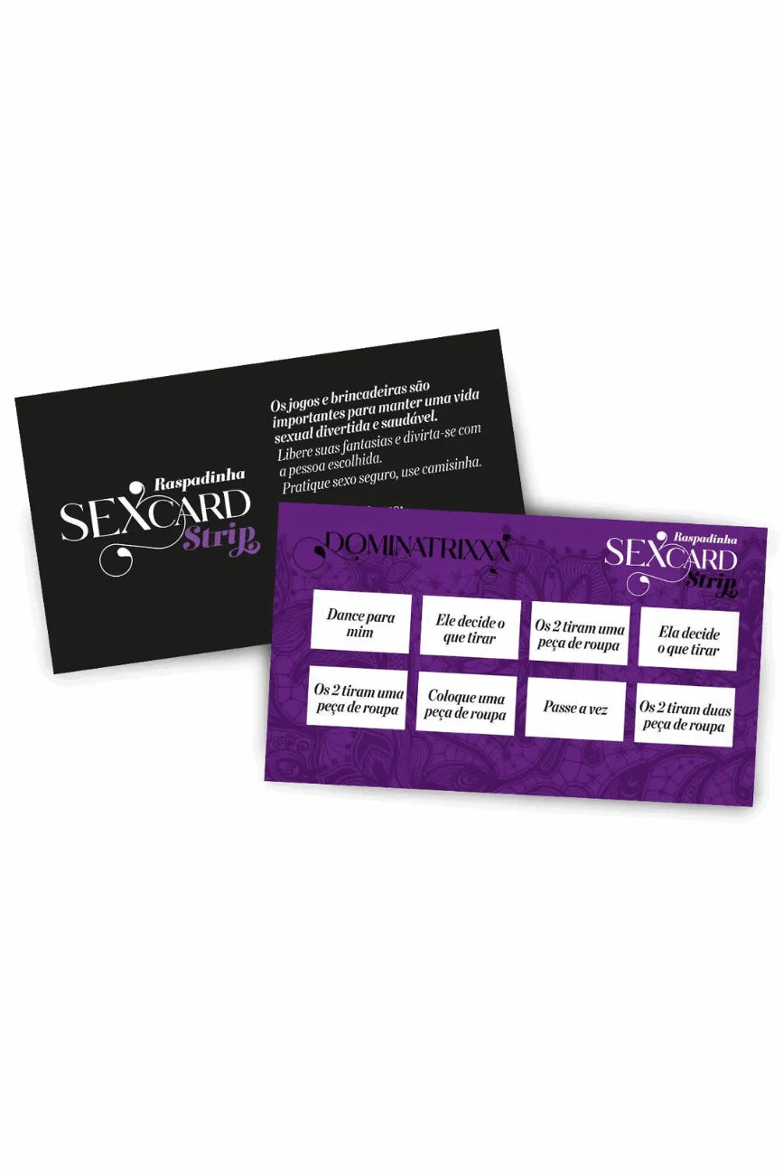 Raspadinha Strip Sex Card
